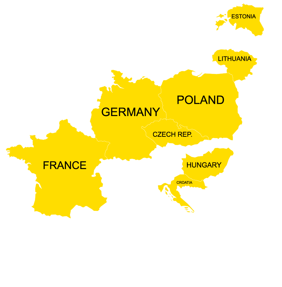 PixBox Europe map